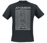 Joy Division Unknown pleasures T-Shirt schwarz in XXL