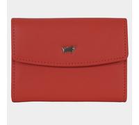 JOY RFID Mini Geldbörse slim 3 Kartenfächer rot Damen - Leder
