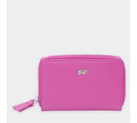 JOY RFID Reißverschluss Mini Geldbörse rosa Damen - Leder