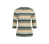 JOY RINA 3/4 Arm Shirt Grape Leaf Stripes - 40