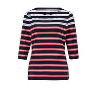 JOY sportswear - JANETTE 3/4 Arm Shirt night hibiscus stripes - Gr. - 48