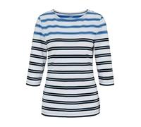 JOY sportswear - JANETTE 3/4 Arm Shirt white breeze stripes - Gr. - 40