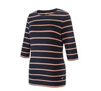 Joy Sportswear 3/4 Arm Shirt Mona | Bio Baumwolle | ideal für Sport und Freizeit 38, Night Stripes