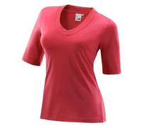 Joy Sportswear Damen T-Shirt Willa V-Ausschnitt salsarot (46)