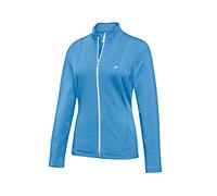 Joy Sportswear Dorit Sweatjacke für Damen aus Baumwoll-Stretch-Stoff mit Stehkragen, figurbetonte Sport- und Outdoorjacke für Aktivitäten wie Running oder Fitness 52, Azur