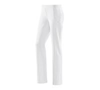 Joy Sportswear Freizeithose SINA für Damen - sportliche Jogginghose mit geradem Schnitt | Lange Sport Hose mit hohem Baumwolle & Stretch-Material Kurzgröße, 23, White