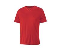 Joy Sportswear Herren-T-Shirt Andre, modisches Sportshirt im Kurzarm-Stil mit V-Ausschnitt ideal geeignet für das Fitnessstudio und alle Sportarten 56, Flame red Melange