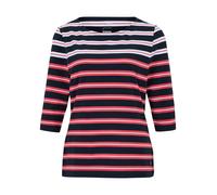 JOY sportswear - JANETTE 3/4 Arm Shirt night hibiscus stripes - Gr. - 38
