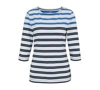 JOY sportswear - JANETTE 3/4 Arm Shirt white breeze stripes - Gr. - 48
