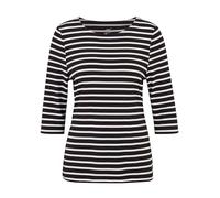 Joy Sportswear T-Shirt Carina White/Black Stripes, 46