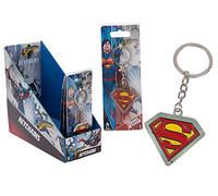 Joy Toy 301025 Superman Schlüsselanhänger aus Metall, 9 x 20.5 x 20 cm, Rot und Gelb
