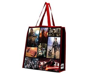 Joy Toy 99273 - Star Wars Episode VII - Einkaufstasche mit 2 verschiedenen Motiven vorne und hinten 36 x 10 x 38 cm