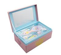 Joy Toy Prinzessin HERZENS Orden Schmuckschatulle mit Accessoires: 2 Haarspangen, 1 Ring, 1 Zöpfchenhalter, 1 Armband, 1 Haarbürste 18x11,5x7 cm