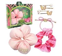 Joy Toy - Wicked Glinda Haarschmuckset mit 4 Haarspangen, 2 Scrunchies, 1 Haarband - in Geschenkverpackung