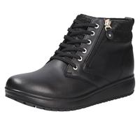 JOYA Wilma II Black Boot, Full-Grain Leather/Velour/Textile, Air-Sohle, Kategorie Emotion 874cas, Größe 37 2/3