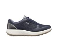JOYA Britt Denim Blue, Damensneaker aus Denim sowie Leder für gesundes, entspanntes Gehen im Alltag, schicke Freizeitschuhe in dunklem Blau