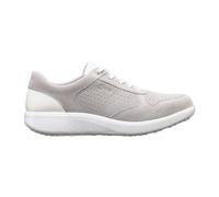 JOYA Britt Light Grey, Damensneaker aus Premiumleder und Textil, für gesunde Bewegung im Alltag, schicke Freizeitschuhe, hellgrau, 39