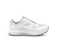 JOYA Cancun II White-Grey, Schnürschuh für Herren aus Glattleder sowie Mesh für gesundes, entspanntes Gehen im Alltag, schicker Freizeitschuh in Weiß