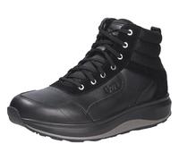 JOYA Dublin Black Women Stiefelette, Premium-Glatt- und Velourleder, Wave-Sohle, Kategorie Emotion JY073A Schwarz Gr. 38 1/3