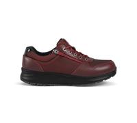 JOYA Dynamo Zip Red II - Damen Sneaker aus Vollnarbenleder und weichem Nubukleder im Retro-Look, mit zusätzlichem Reißverschluss