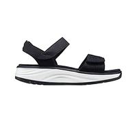 JOYA Flores Black - Damen Sandale aus Premiumleder und glänzendem Wildleder - 40