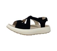 JOYA Damen Jenny Velour Leather Black Sandalen 38 EU