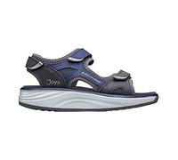JOYA Komodo Grey/Blue - Sportliche Damen Sandale aus Nubuk und gewachstem Wildleder - EU Weit 36