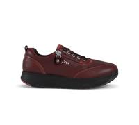 JOYA Laura Dark Red - sehr bequemer Damen Sneaker BZW. Ausgehschuh mit weich gepolsterter Zunge und Kragen/Reißverschluss für leichten Einstieg