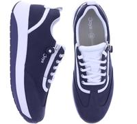 JOYA | Laura | Dunkelblau-Weiß | Leder | Weite: H | JY113A | Damen Aktiv Schuhe