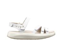JOYA Merida White, Sandalen für Damen aus Vollnarbenleder mit Mikrofaserfutter, weiß, 40