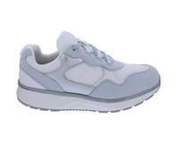 JOYA Sneaker Tina III Blue-White JY122A, Nubukleder und Mesh, Active-Sohle, Fußbett zum Wechseln Blau Gr. 41
