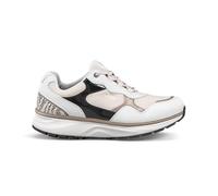 JOYA Tina III White-Gold, sportlicher Damen-Sneaker aus hochwertigem Glattleder und atmungsaktivem Mesh mit komfortabler Dämpfung, in stilvoller Weiß-Gold-Kombi Gr. 37 2/3