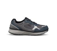 JOYA Tony III Blue-Grey, bequemer Sneaker für Herren aus leichtem, atmungsaktivem Glattleder sowie Textil und mit komfortabler Dämpfung, in ruhigem Blau-Grau