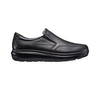 Joya Herren-Slipper Traveler II Vollnarbenleder/Textil Senso-Sohle Schwarz Gr. 44 1/3