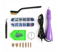 Joyan Hotfix Applikator Set, Strasssteine Applikator Werkzeug mit 7 Applikatorspitzen, Hot Fixed Edelstein Handwerk Applicator, DIY Bedazzling Kit, für DIY Kleidung Schuhe