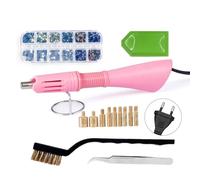 Joyan Hotfix Applikator Set, Strasssteine Applikator Werkzeug mit 7 Applikatorspitzen, Hot Fixed Edelstein Handwerk Applicator, DIY Bedazzling Kit, für DIY Kleidung Schuhe