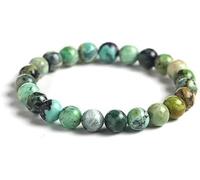 Joyas Minerales Epidot-Armband - 100% echte Natursteine | Bequem & elegant | Elastische koreanische Schnur | Inkl. Geschenkbox (Epidot, 6mm)