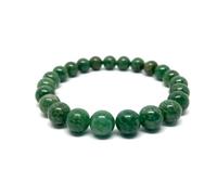 Joyas Minerales Jade-Armband - 100% echte Natursteine | Bequem & elegant | Elastische koreanische Schnur | Inkl. Geschenkbox (Jade, 8mm)
