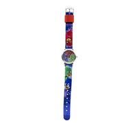 Joytoy PJ Masks Analog Uhr mit Stoffarmband in Plastikgeschenkverpackung
