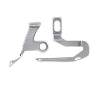 Joyzan Overlock Looper, Oberer Unterer Greifer Legierungs Looper Nähmaschinenzubehör Messer Multifunktionale Obere Untere Teile Nähmaschine Ersatzteile Haushalts Zubehör NäHmaschinen, 2 Stück(Silber)