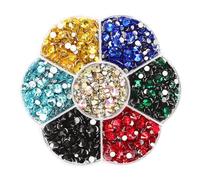 JOZMMZEOOA 3000PCS Strasssteine 7 Größen Glitzersteine Selbstklebend Hotfix Strasssteine Rhinestones Aufbügeln Strasssteine,für Zahnschmuck Kleidung Schuhe DIY Handwerk Geschenk Nail Charms (Mischen)