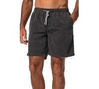 JAY-PI men Badeshorts, Vintage, Bauchfit, 20cm, schwarz 8XL