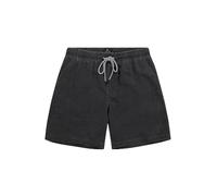 JP 1880 Herren Badeshorts, Vintage, Bauchfit, 20cm Badehosen, schwarz, 7XL