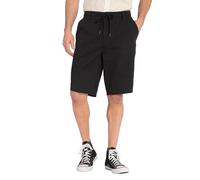 JP 1880 Herren große Größen Übergrößen Menswear L-8XL Bermuda, Leinenoptik, legere Passform, Elastikbund schwarz 3XL 815197100-3XL