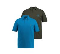 JP1880 Regular Fit Poloshirt Kurzarm blau/oliv