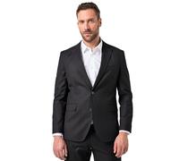 JP 1880 Herren große Größen Menswear L-8XL Leinenoptik-Sakko Korsika Business, Halbfutter, Baukasten Korsika r. 36/72 schwarz 66 846535100-66
