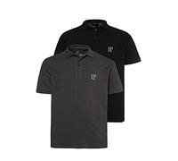 JP1880 Regular Fit Poloshirt Kurzarm schwarz/grau