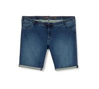 JP 1880 Herren große Größen Übergrößen Menswear L-8XL Bermuda, FLEXNAMIC®, Regular Fit Dark Blue Denim 56 708366903-56