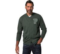 JP 1880 Herren große Größen Übergrößen Menswear L-8XL Collegejacke, Sweat, bis 7 XL trübes grün 5XL 831207198-5XL