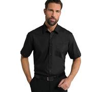 JP 1880 Herren große Größen Übergrößen Menswear L-8XL Hemd, Business, bügelfrei, Kentkragen, Halbarm, Comfort Fit, bis 8XL schwarz 7XL 804891100-7XL